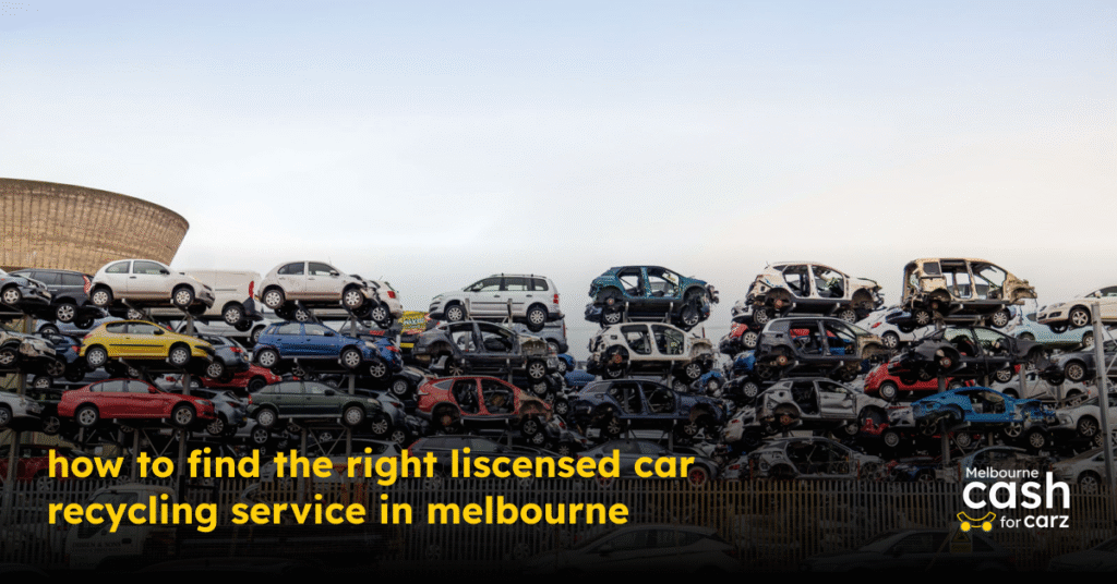 licensed car recycling service